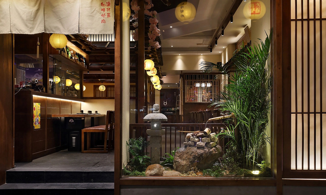 287平米郑州日式料理店装修设计效果图