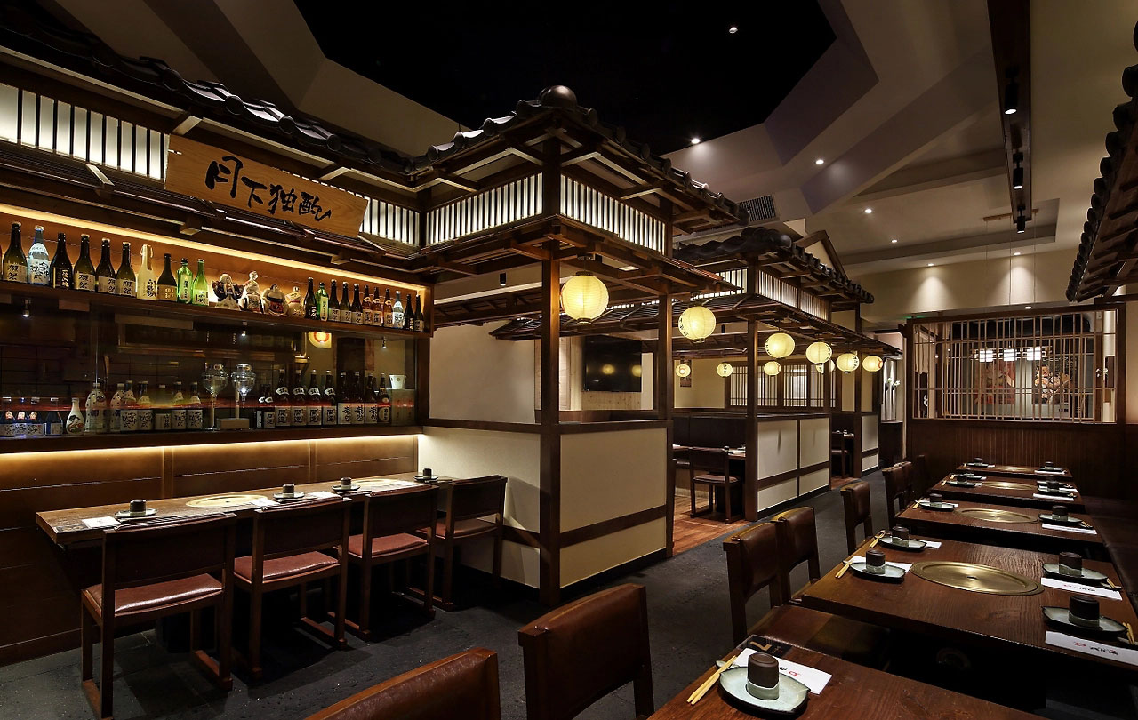 287平米郑州日式料理店装修设计效果图