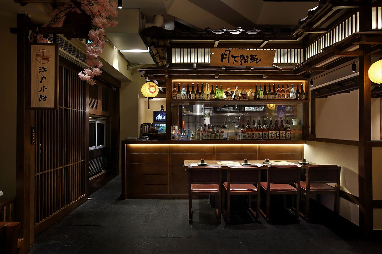 287平米郑州日式料理店装修设计效果图