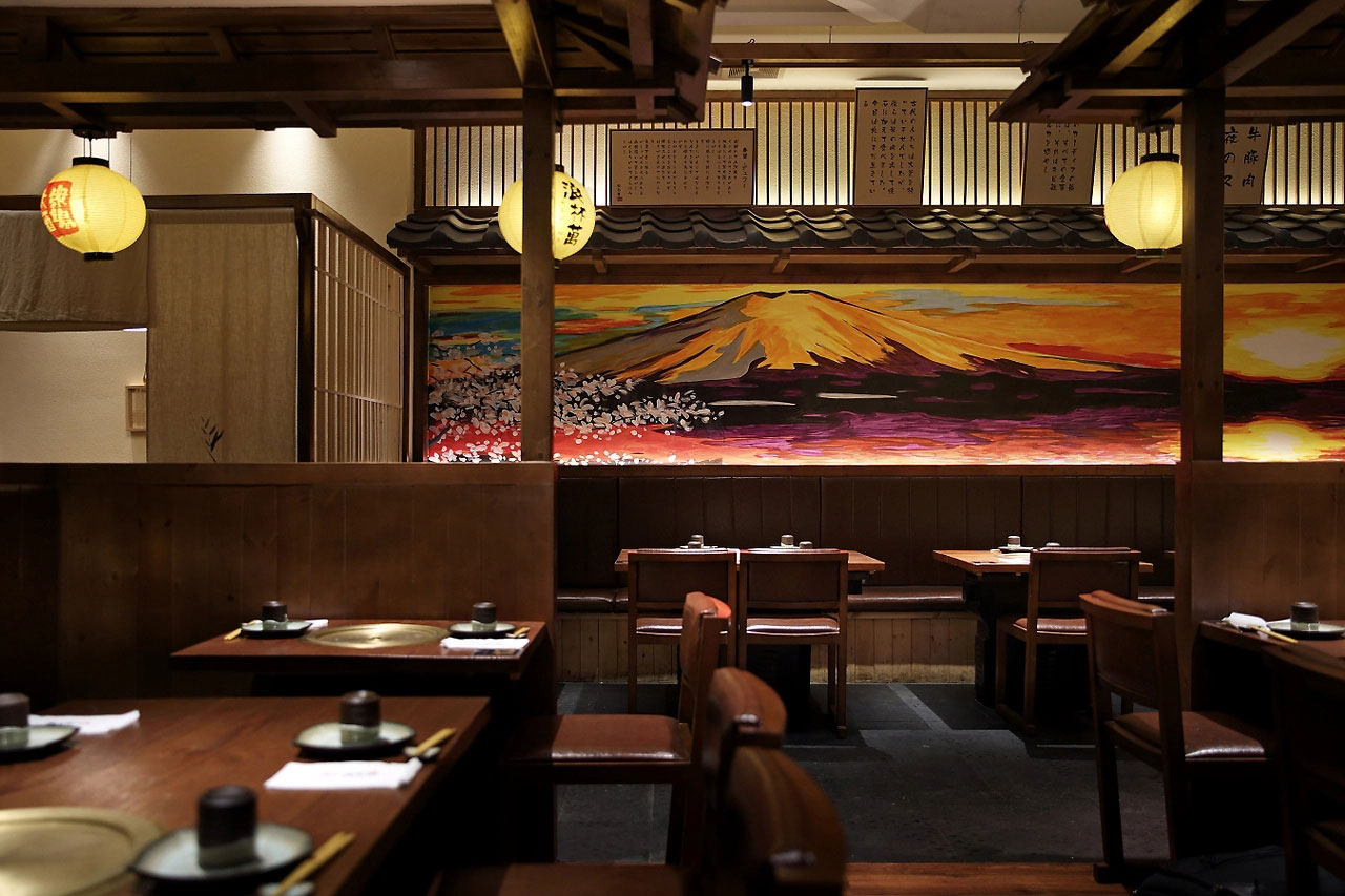 287平米郑州日式料理店装修设计效果图