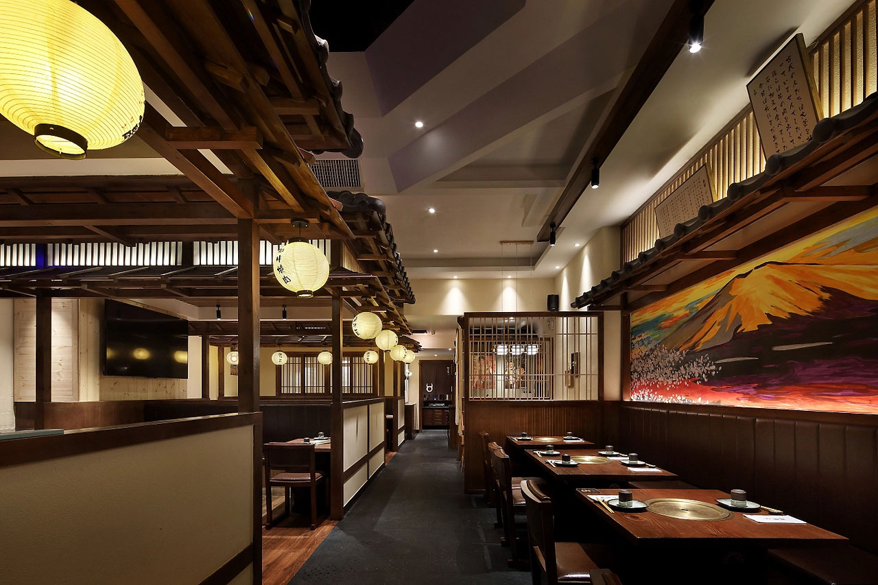 287平米郑州日式料理店装修设计效果图