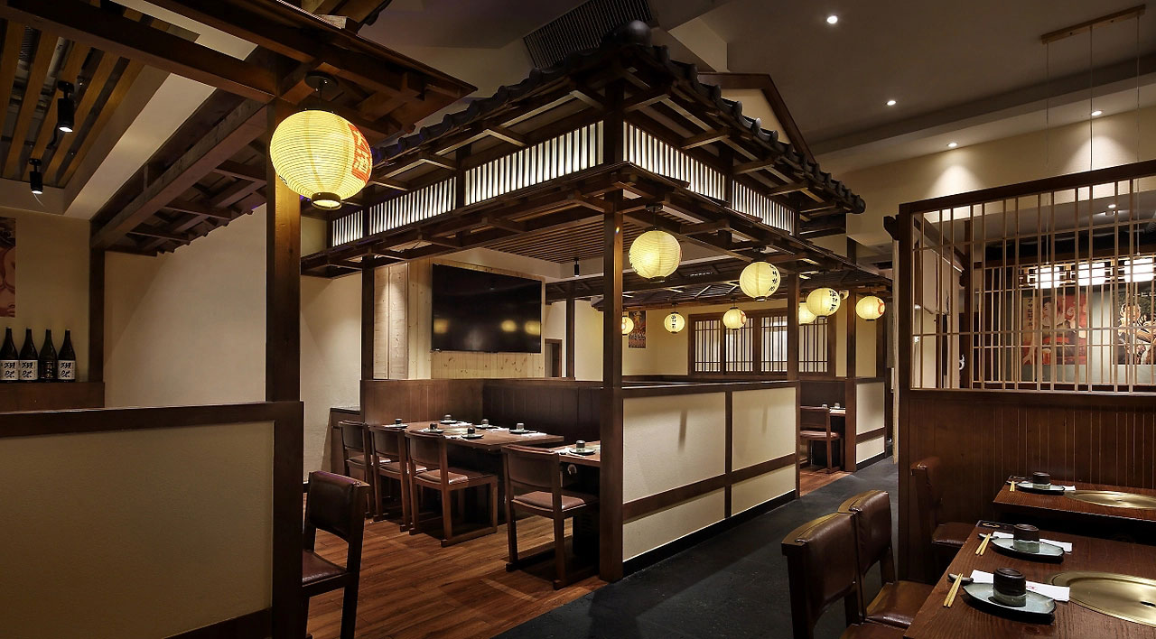 287平米郑州日式料理店装修设计效果图