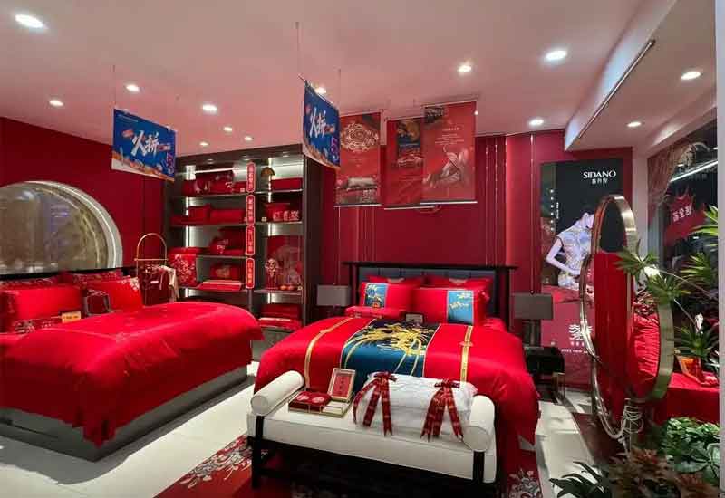 郑州床上用品店装修：温馨场景化展示空间设计方案