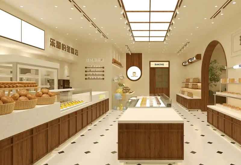 郑州烘焙原料批发店装修：原料批发空间设计