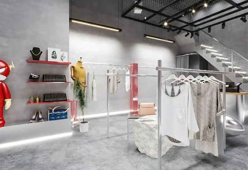 郑州潮牌服装店装修：品牌店面空间设计
