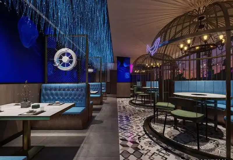 郑州海鲜餐厅装修设计:海洋主题与新鲜氛围营造秘籍