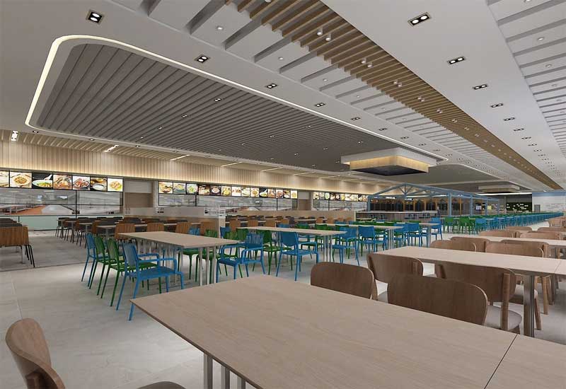 郑州食堂装修工期安排:早中晚餐不同需求的灵活施工