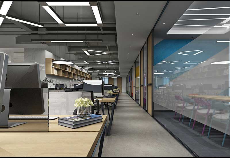 郑州办公室隔断材料对设计费的影响：玻璃/木质组合/通透性设计难度