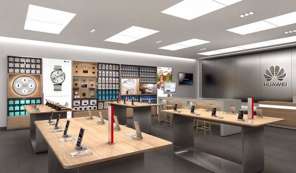 65平米郑州手机店面装修设计效果图